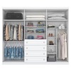 Guarda-Roupa Casal Mississipi 6 Portas 4 Gavetas Branco Hp - Henn
