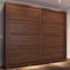 Guarda-Roupa Casal Parma 2 Portas 4 Gavetas Castanho Hp - Henn