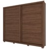Guarda-Roupa Casal Parma 2 Portas 4 Gavetas Castanho Hp - Henn