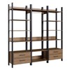 Closet Casal Tech 4 Gavetas Mel/Preto Te0030 - Delmarco