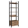 Closet Casal Tech 4 Gavetas Mel/Preto Te0030 - Delmarco