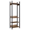 Closet Casal Tech 4 Gavetas Mel/Preto Te0030 - Delmarco