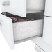 Cômoda Infantil Amarelinha 4 Gavetas Branco - Henn