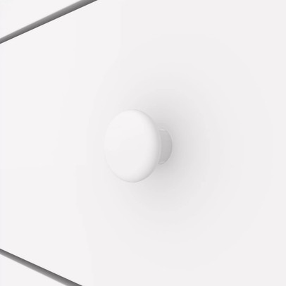 Cômoda Infantil Amarelinha 4 Gavetas Rústico/Branco - Henn