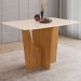 Mesa de Madeira Danielly Nature/Off White Sci37 - Henn
