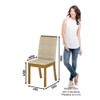 Cadeiras Kit 4 Cadeiras Dina Nature/Linho - Henn
