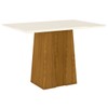 Mesa de Madeira Elisa Flex Nature/Off White Si210 - Henn