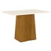 Mesa de Madeira Elisa Flex Nature/Off White Si210 - Henn