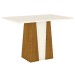 Mesa de Madeira Elisa Flex Nature/Off White Si210 - Henn