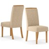Cadeiras Kit 2 Cadeiras Ester Nature/Linho - Henn