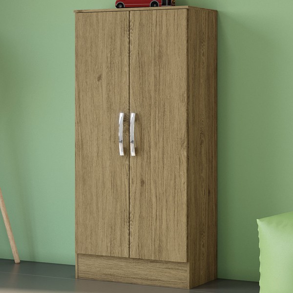 Armário Multiuso Zafira 2 Portas 3 Prateleiras Rústico - Briz