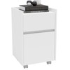 Mesa de Cabeceira Irati 1 Porta 1 Gaveta Branco - Pnr Moveis
