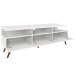 Rack para TV Até 65 Polegadas Lisboa 3 Portas Branco - Fellicci