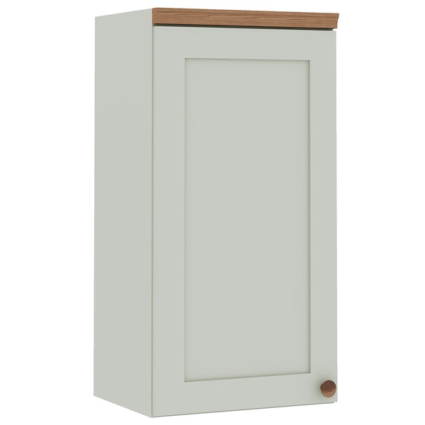 Armário Aéreo Cozinha 1 Porta Verde Mint 1524 - Genialflex