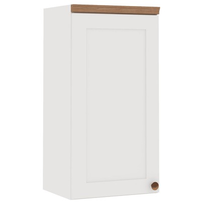 Armário Aéreo Cozinha 1 Porta Branco Fosco 1524 - Genialflex