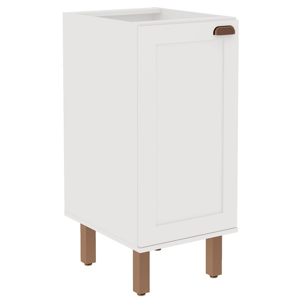 Armário de Cozinha 1 Porta Branco Fosco 1526 - Genialflex