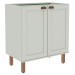 Armário de Cozinha 2 Portas Verde Mint 1529 - Genialflex
