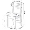 Mesa de Jantar 4 Lugares Harmonia Mel/Nude - Viero Móveis