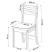 Mesa de Jantar 4 Lugares Harmonia Mel/Nude - Viero Móveis