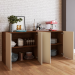 Balcão Buffet Sonhare 4 Portas Seda/Off White - Mobilarte Móveis