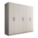 Guarda-Roupa Casal 6 Portas Romeu Branco - Panorama Móveis