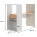 Mesa Escrivaninha Infantil Branco Tx/Nature 1007 - Be Mobiliário
