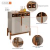 Bar Liz 2 Portas Off White/Cedro - Casa D