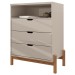 Cômoda Antares 3 Gavetas Off White - Casa D