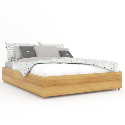 Cama Box Casal Alasca Cinamomo - Pnr Móveis