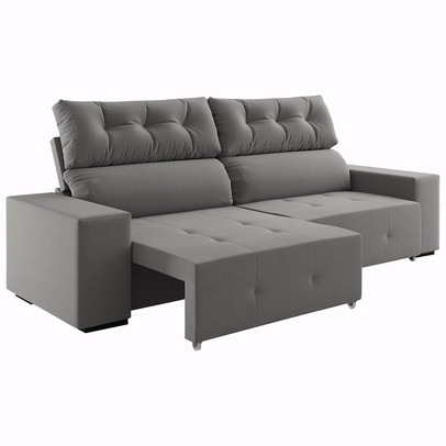 Sofá 4 Lugares Reclinável e Retrátil Socrates Brisk - Vian