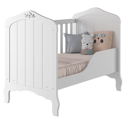 Berço Mini Cama Harmonia 100% Mdf Branco - Permobili