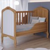 Berço Mini Cama Harmonia 100% Mdf Nature/Branco - Permobili