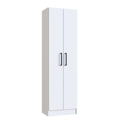 Armário Multiuso Milano 2 Portas 5 Prateleiras Branco - Irm Móveis
