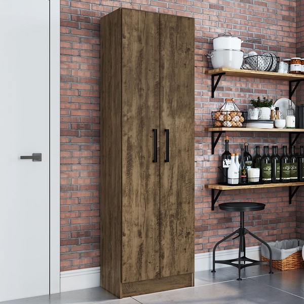 Armário Multiuso Milano 2 Portas 5 Prateleiras Itauba - Irm Móveis