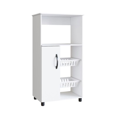 Armário de Cozinha Fruteira Kely 1 Porta Branco - Irm Móveis