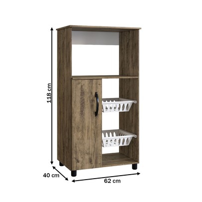 Armário de Cozinha Fruteira Kely 1 Porta Itaúba - Irm Móveis