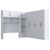 Guarda-Roupa Casal Modulado Athenas 10 Portas 4 Gavetas Branco - Doripel