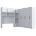 Guarda-Roupa Casal Modulado Athenas 10 Portas 4 Gavetas Branco - Doripel
