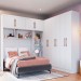 Guarda-Roupa Casal Modulado Athenas 10 Portas 4 Gavetas Branco - Doripel