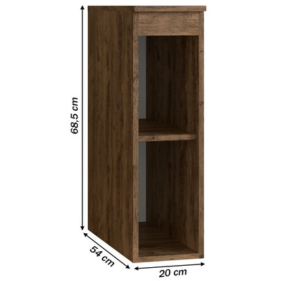 Acessórios para Cozinha Athena 1 Prateleira Itauba/Off White - Irm Móveis