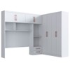 Guarda-Roupa Casal Modulado Olímpia 8 Portas 4 Gavetas Branco - Doripel