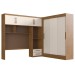 Guarda-Roupa Casal Modulado Munique 7 Portas 4 Gavetas Off White/Nogueira - Doripel