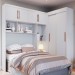 Guarda-Roupa Casal Modulado Berlim 6 Portas 4 Gavetas Branco - Doripel