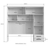 Guarda-Roupa Casal Modulado Berlim 6 Portas 4 Gavetas Branco - Doripel