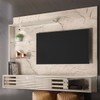 Painel para TV Até 50 Polegadas 2 Portas Calacata/Off White - Madetec