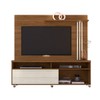 Estante para TV Até 65 Polegadas Frizz 2 Portas com Led Naturale/Off White - Madetec