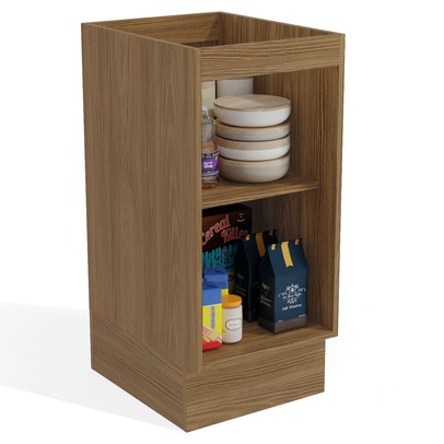 Armário de Cozinha Botanic 1 Porta Nogueira/Fendi - Kappesberg