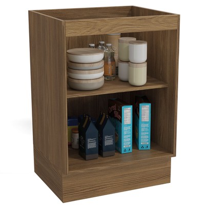 Armário de Cozinha Botanic 60 Cm 1 Porta Nogueira/Fendi Fosco - Kappesberg