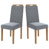 Cadeiras Kit 2 Cadeiras Cinza Cad152ea - Kappesberg