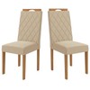 Cadeiras Kit 2 Cadeiras Bege Cad152ea - Kappesberg